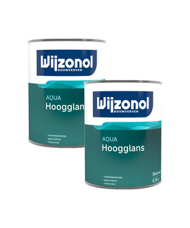 Wijzonol Duo Actie Wijzonol Aqua Hoogglans 1+1  Liter