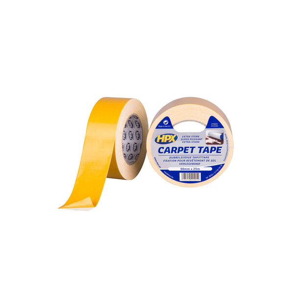 HPX Carpet Tape Dubbelzijdig 50 mm x 25 m Kopen? Verf en