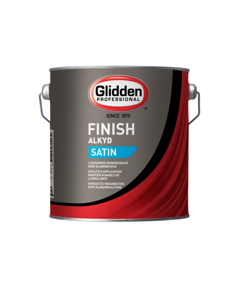 Glidden Finish Alkyd Satin 2,5 Liter Verf en behangland