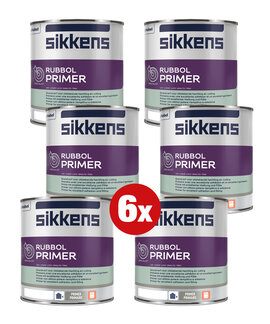 Sikkens Sikkens Rubbol Primer Palletdeal: 6x 1 Liter