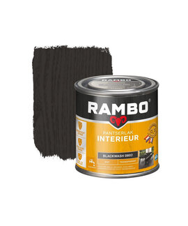 Rambo Pantserlak Interieur Blackwash 0802 Mat 250 ml