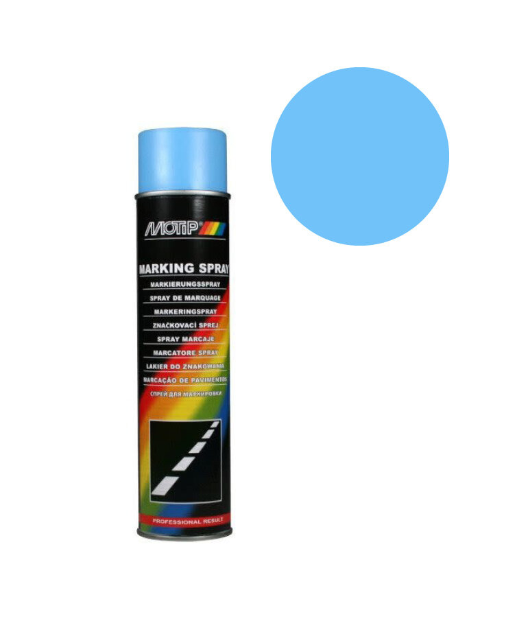 MoTip Markeringspray Handmatig Gebruik Blauw (000028) 600ml
