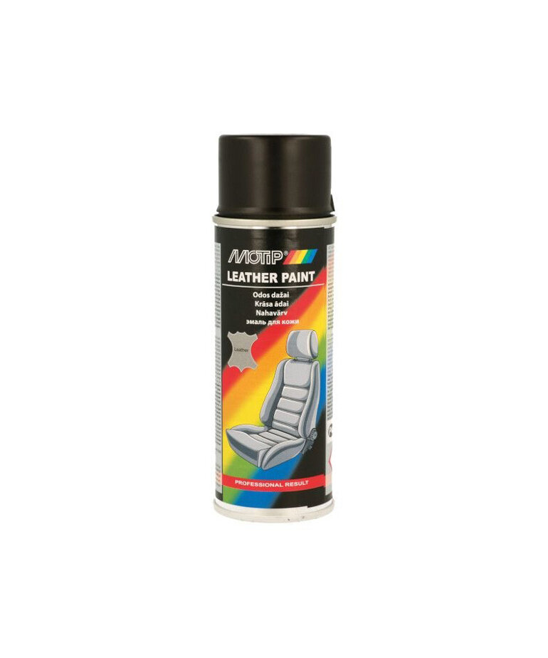 MoTip Leather Paint Leer & Vinyl lak Ral 9005 (04230) 200 ml