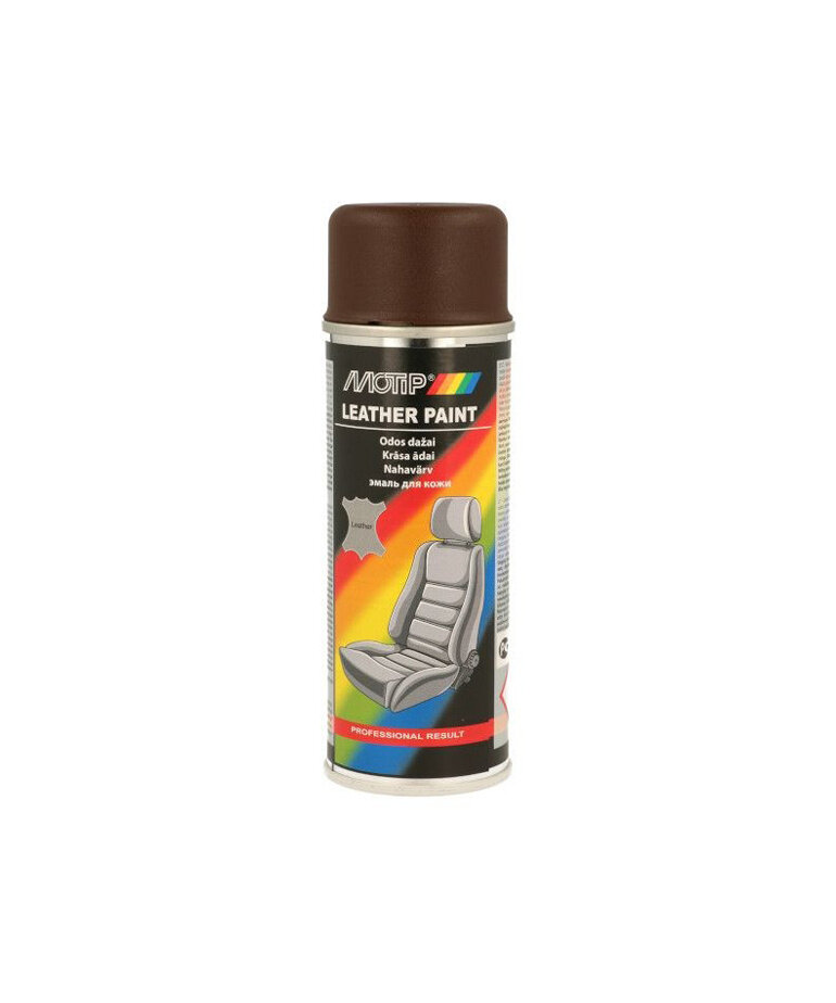 MoTip Leather Paint  Donker Bruin Ral 8017 (04238) 200 ml