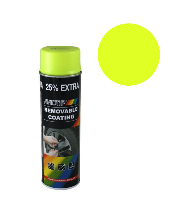 MoTip Removable Coating Fluor Geel (04310) 500 ml