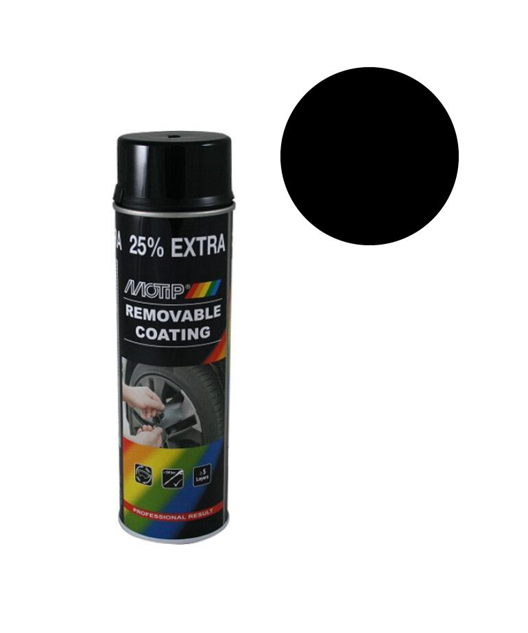 MoTip Removable Coating Black Gloss (04302) 500 ml
