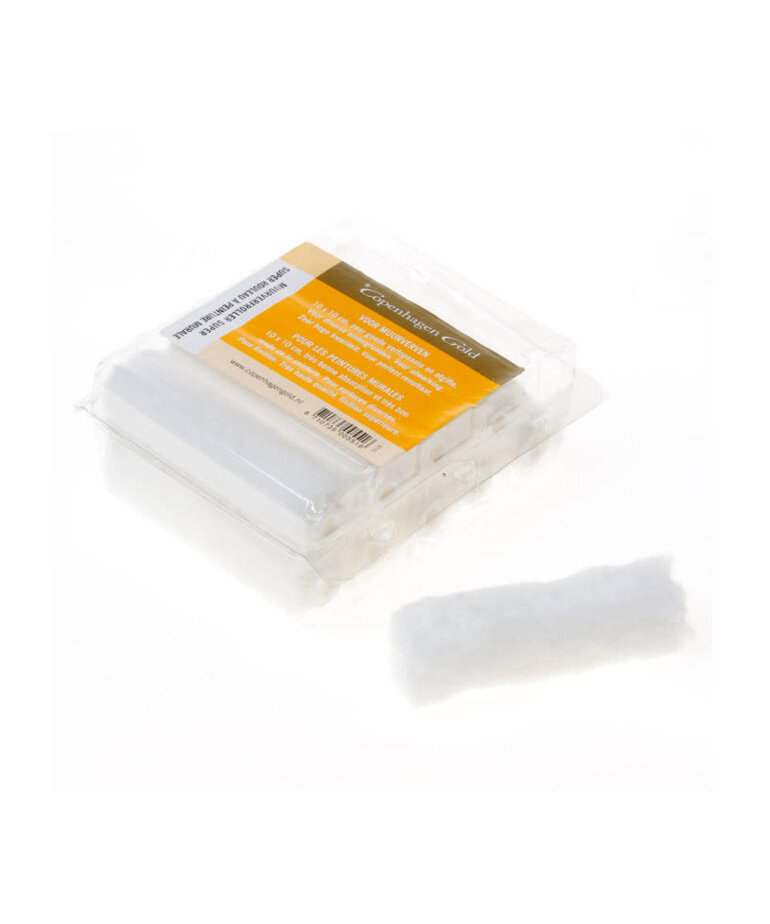 Copenhagen Gold Muurverfroller Perlon Super 10cm 10 stuks (OP=OP)