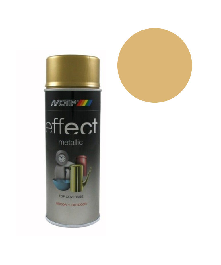 MoTip Effect Metallic Lak Zuiver Goud (302507) 400 ml