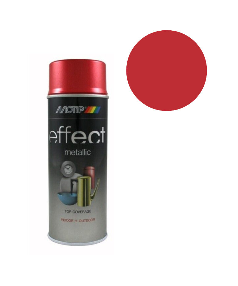 MoTip Effect Metallic Lak Rood (302511) 400 ml