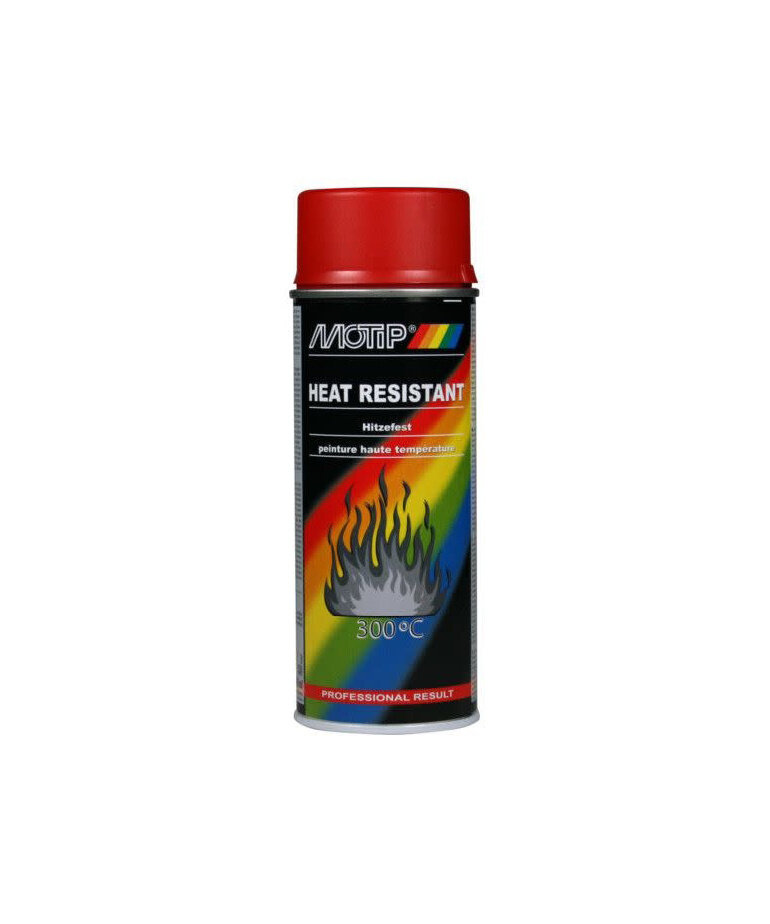 MoTip Hittebestendig 300 °C Rood (04040) 400 ml