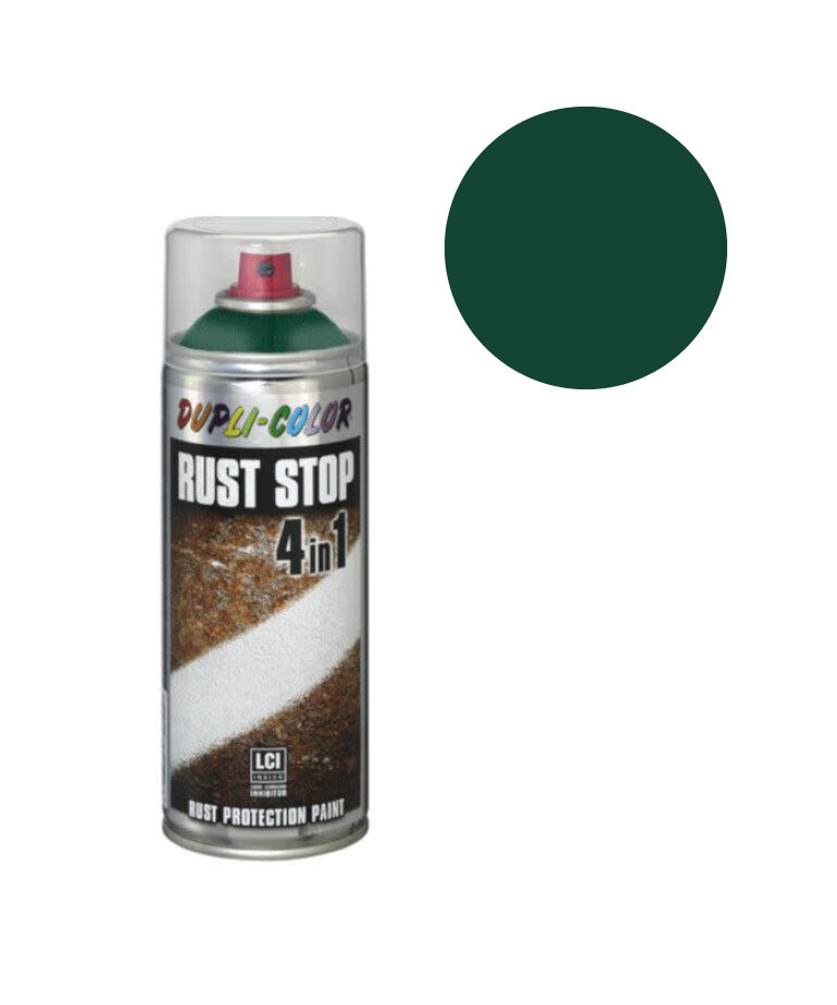 DupliColor Rust Stop 4 in 1 Effects Groen Metallic 400 ml
