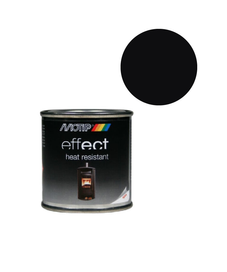 MoTip Effect Hittebestendige Verf 800 °C Zwart (blikje) 100 ml