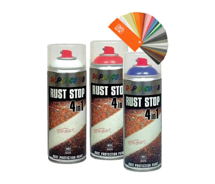 Spuitbus Dupli-Color Rust-Stop 4 in 1 Metaallak