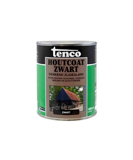 Tenco Houtcoat Zwart Zijdeglans Waterbasis
