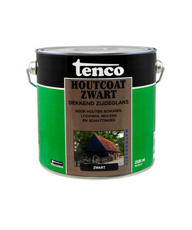 Tenco Houtcoat Zwart Zijdeglans Waterbasis
