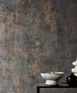 Noordwand TopChic - City Glow 34270 Zwart, brons, Metallic Bruin