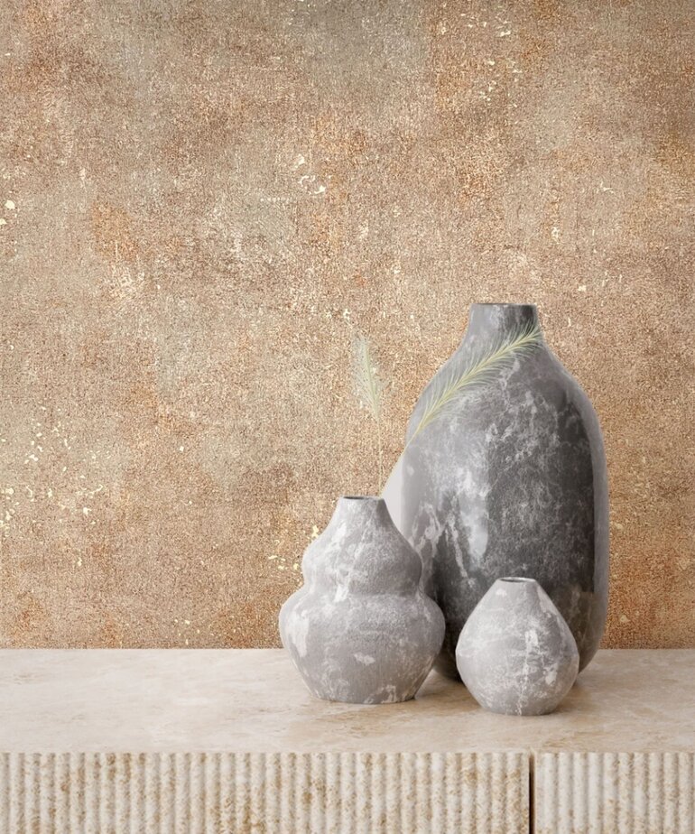 Noordwand TopChic-City Glow 34269 Metallic Betonstuc Look