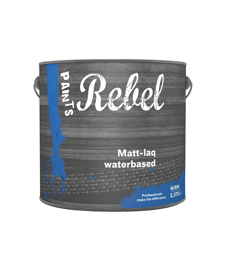 Rebel Paints - assortiment Rebel Paints Matt-laq Waterbased
