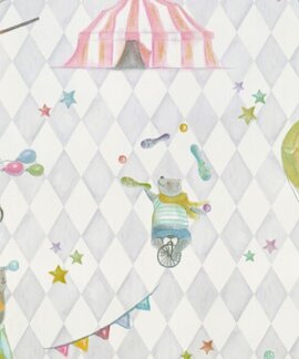 BN Wallcoverings BN Doodleedo Behang Join The Circus 220741