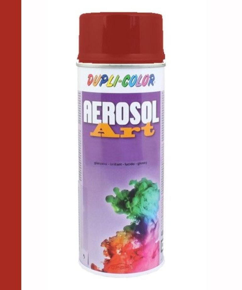 DupliColor Aerosol Art Hoogglans RAL-3000 Serie Roodtinten 400 ml