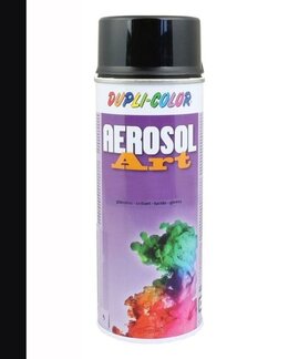 DupliColor Aerosol Art Hoogglans RAL-9000 Serie Wit- en Zwarttinten 400 ml