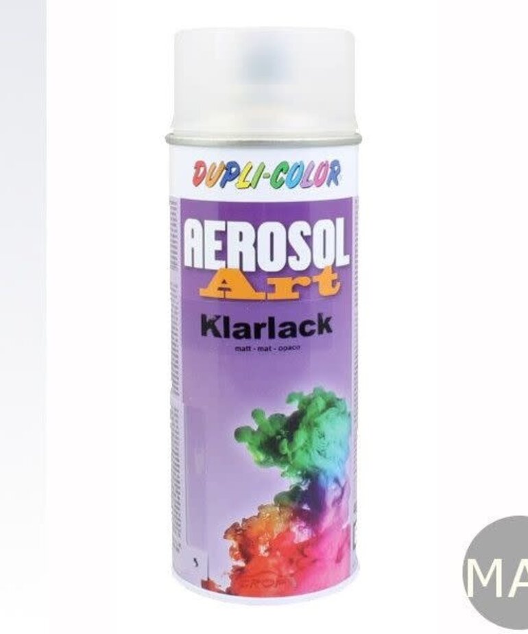 DupliColor Aerosol Art Blanke Lak 400 ml