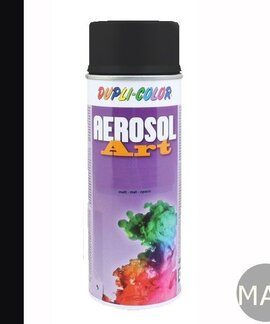 DupliColor Aerosol Art Mat RAL-9000 Serie Wit- en Zwarttinten 400 ml
