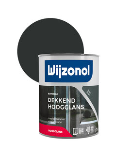 Wijzonol Wijzonol Dekkend Hoogglanslak 9450 Zwart 750 ml