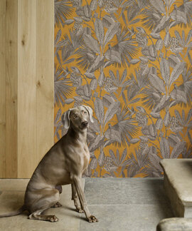 BN Wallcoverings BN Inspire Behang Gele Bladeren 221182