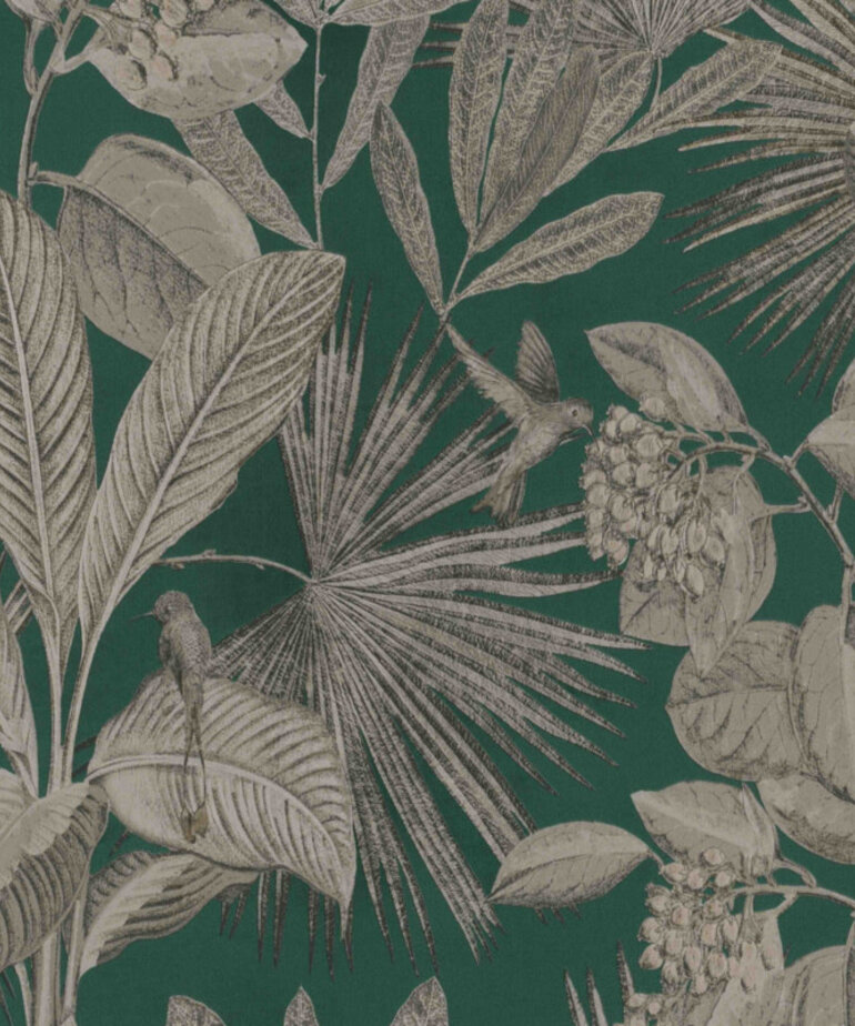 BN Inspire Behang Groene Bladeren 221188