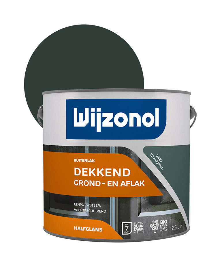 Wijzonol - assortiment Wijzonol Buitenlak Dekkend Grond- en Aflak Ready Mixed 2,5 Liter