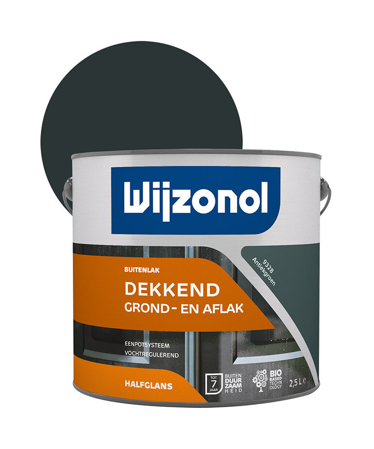Wijzonol - assortiment Wijzonol Buitenlak Dekkend Grond- en Aflak Ready Mixed 2,5 Liter