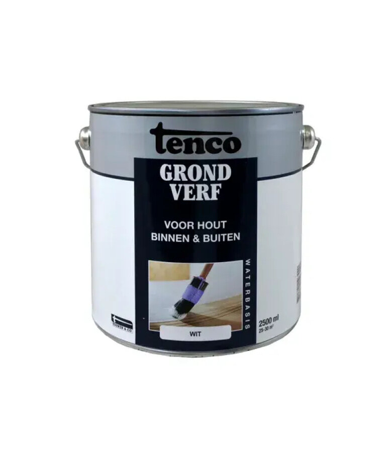 Tenco - assortiment Tenco Grondverf Hout voor Binnen en Buiten Waterbasis
