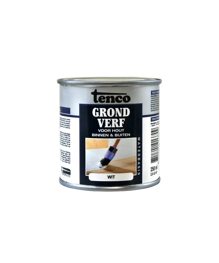 Tenco Grondverf Hout voor Binnen en Buiten Waterbasis