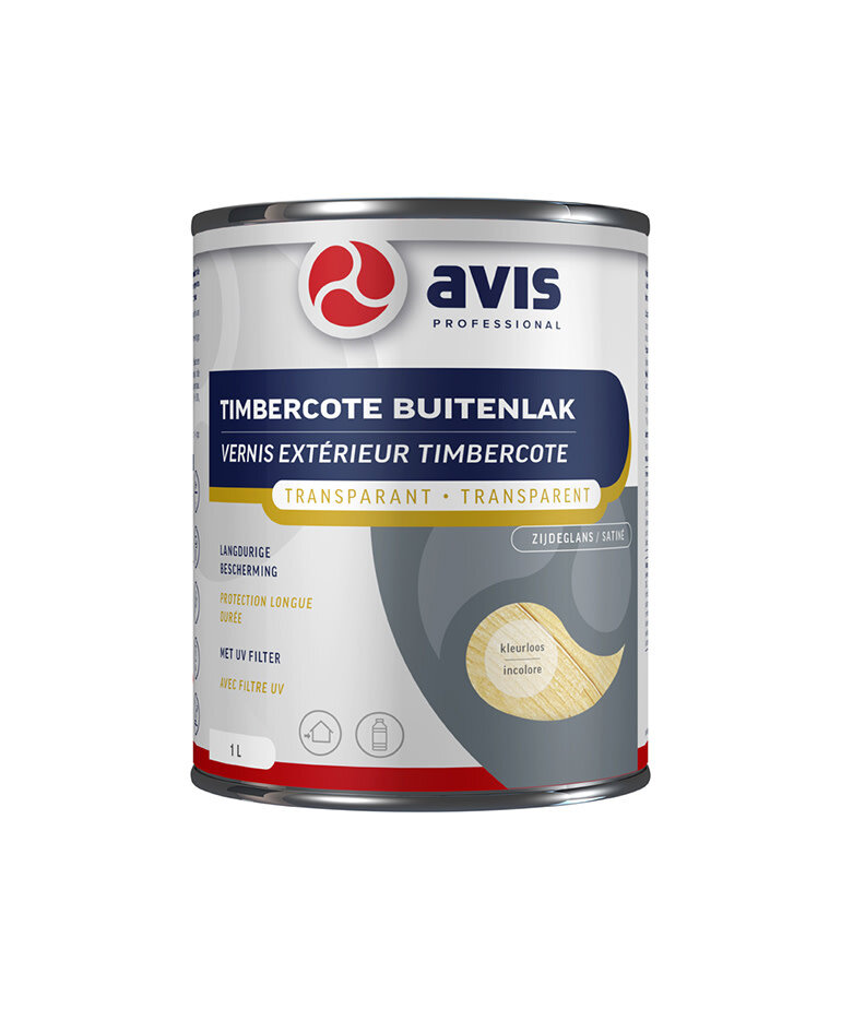 Avis Timbercote Buitenlak Transparant Kleurloos