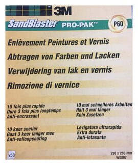 3M SandBlaster Schuurpapier Pro Pak a 50 Vel