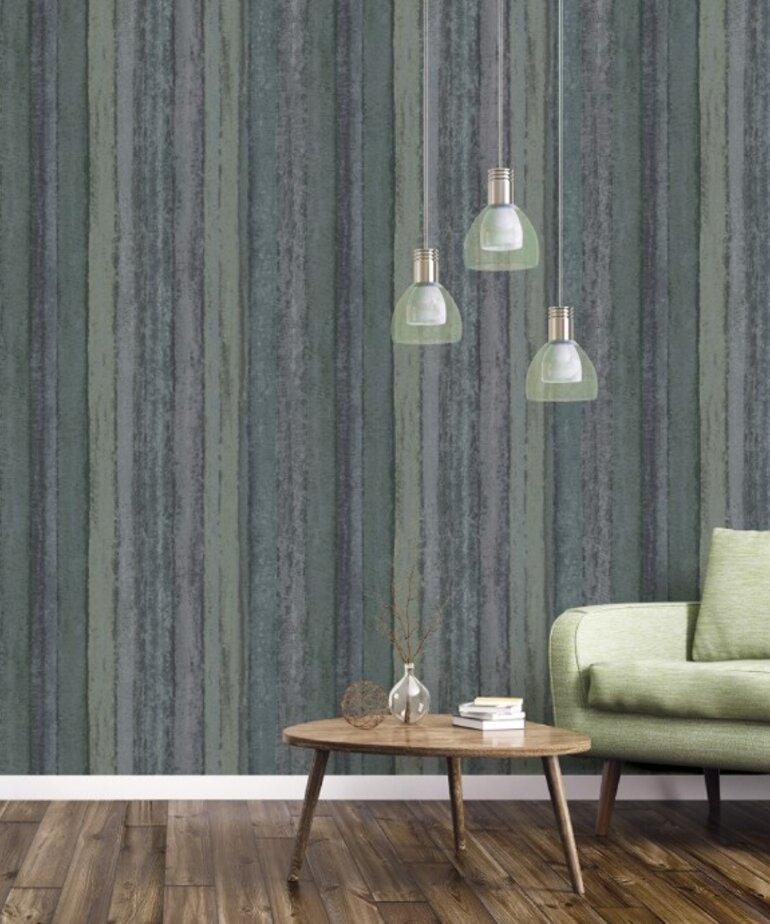 Noordwand Utopia G67802 Metallic Blauw Groen