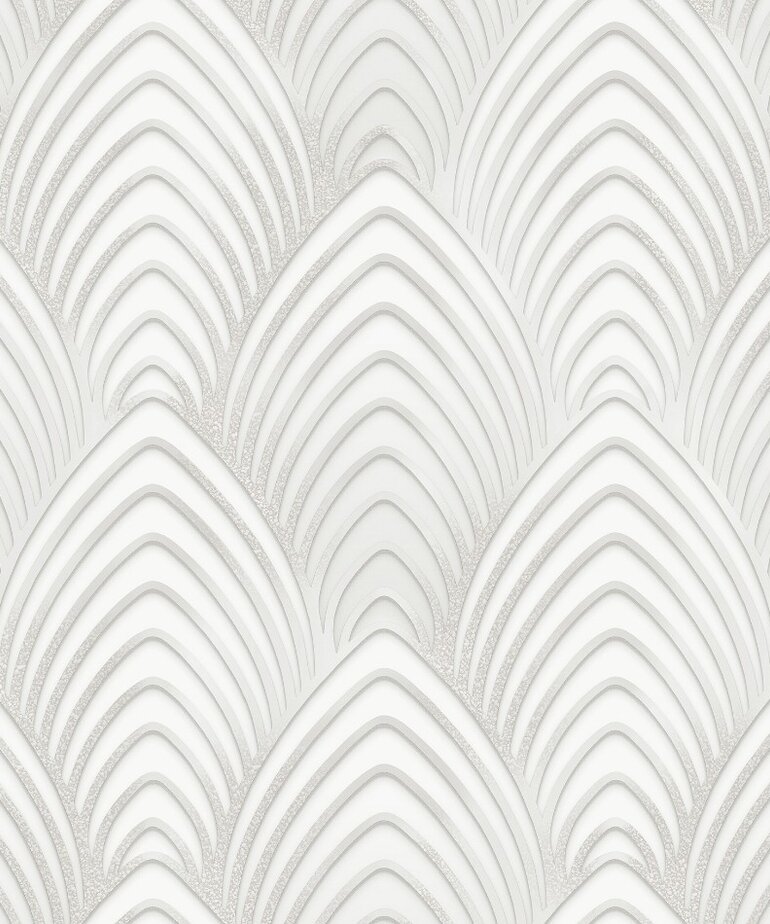 Noordwand Utopia G68016 Wit Metallic