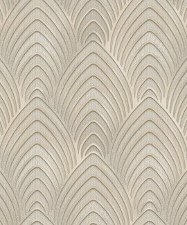 Noordwand Utopia G68021 Metallic Grijs Beige