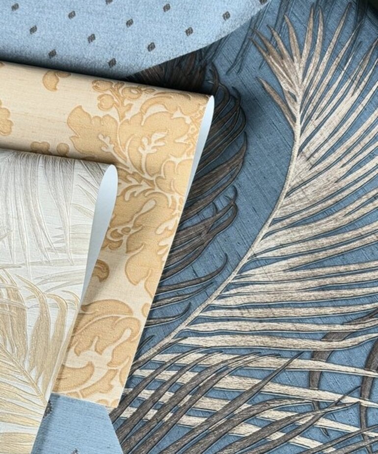 Noordwand Tradizioni 33316  Blauw Metallic