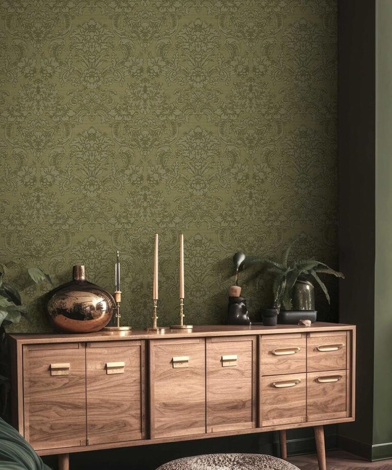 Noordwand Tradizioni 33347P Groen Metallic