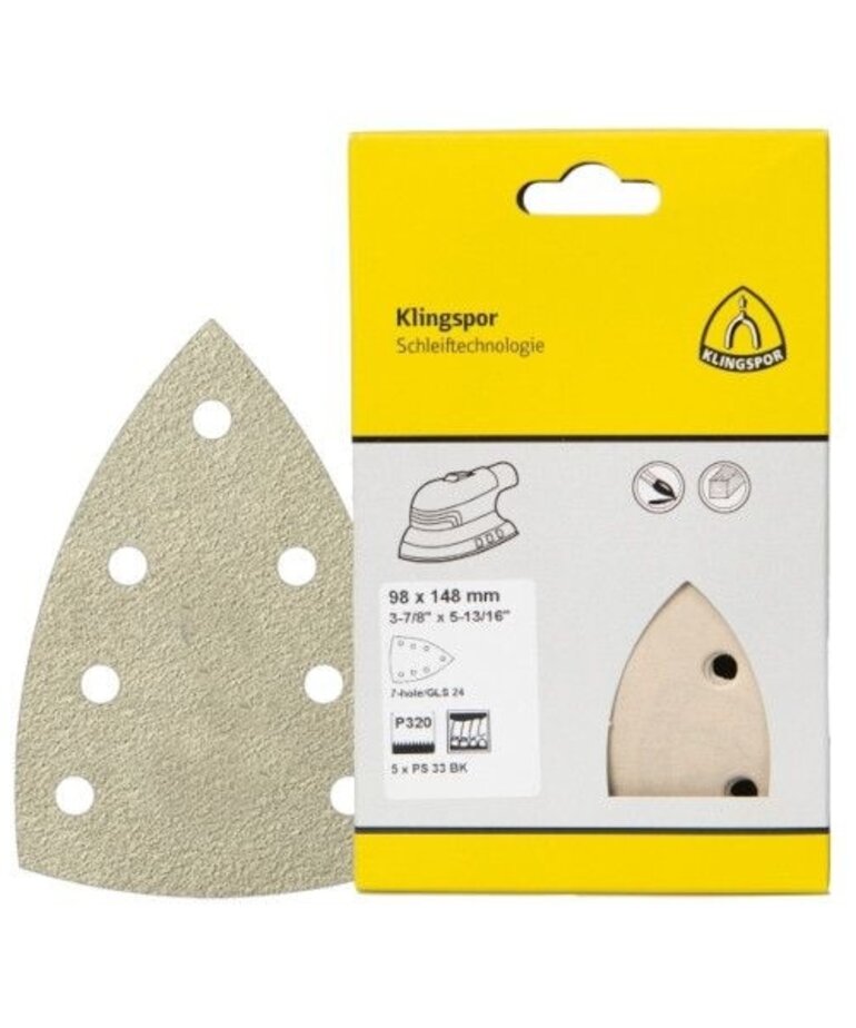 KLS Delta Schuurschijf 98x148 mm