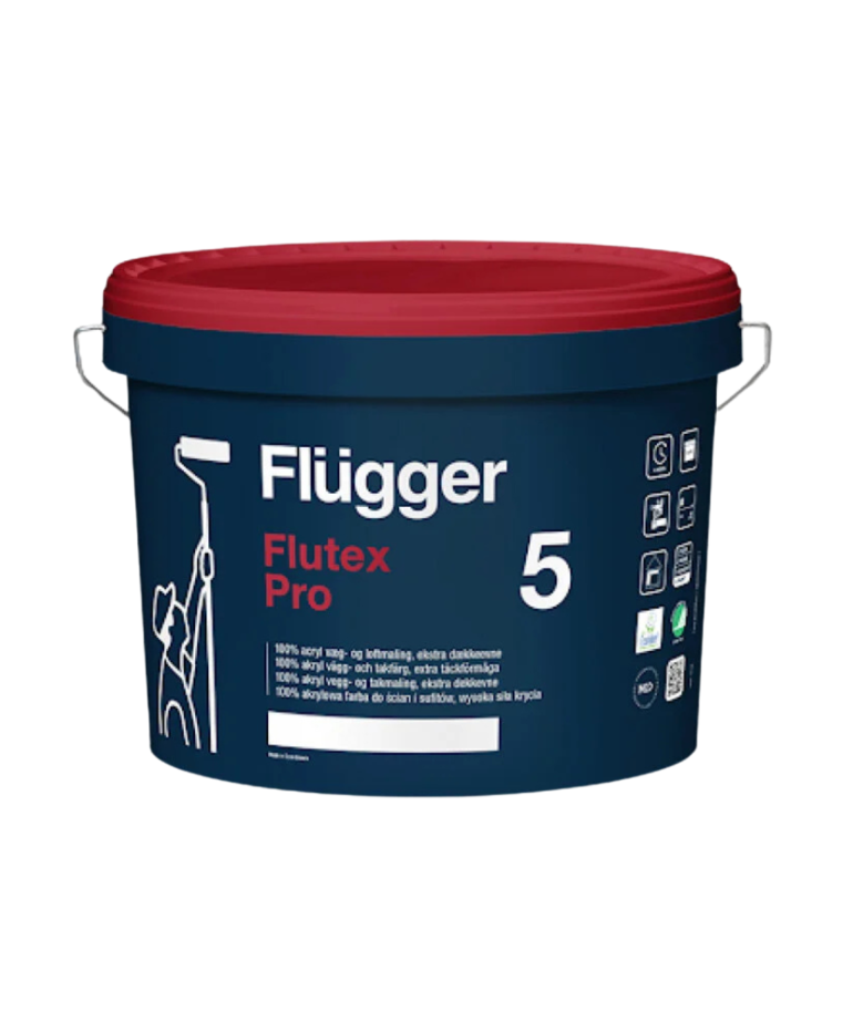 Flügger - assortiment Flügger Flutex Pro 5 Muurverf  Mat