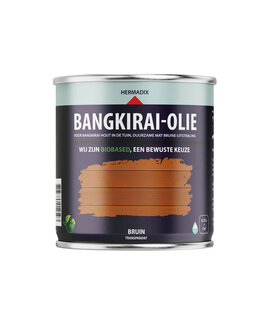 Hermadix Impraline Bangkirai-Olie Transparant Bruin