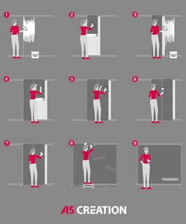 A.S. Création Vlies behanglijm 5-7 Rol A.S. Création Vlies behanglijm 5-7 Rol