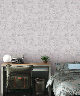 AS Creation Lilly & Luis 771741 / 77174-1 Grijs AS Creation Lilly & Luis 771741 / 77174-1 Grijs