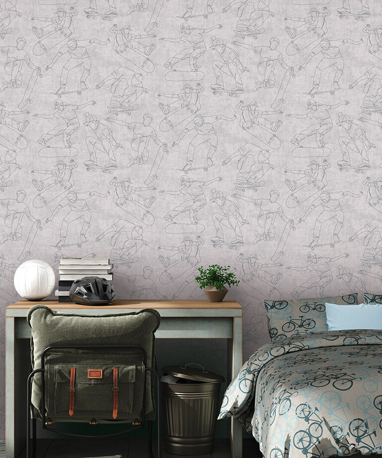 AS Creation Lilly & Luis 771741 / 77174-1 Grijs