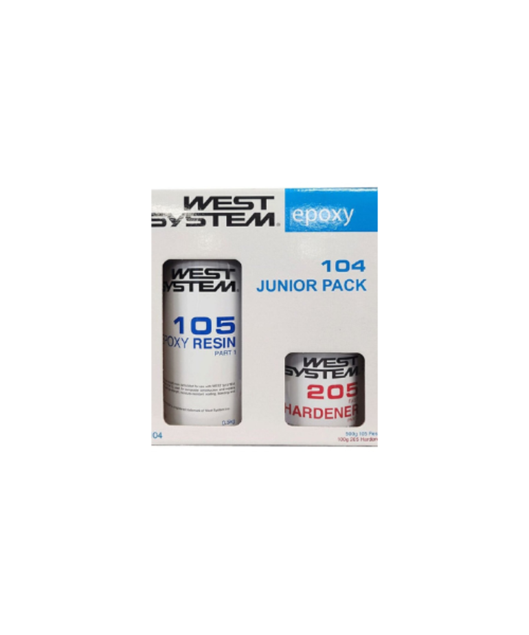 West System - assortiment West System Epoxy Hars Junior 104 Pack 105/205 Harder 600 gram