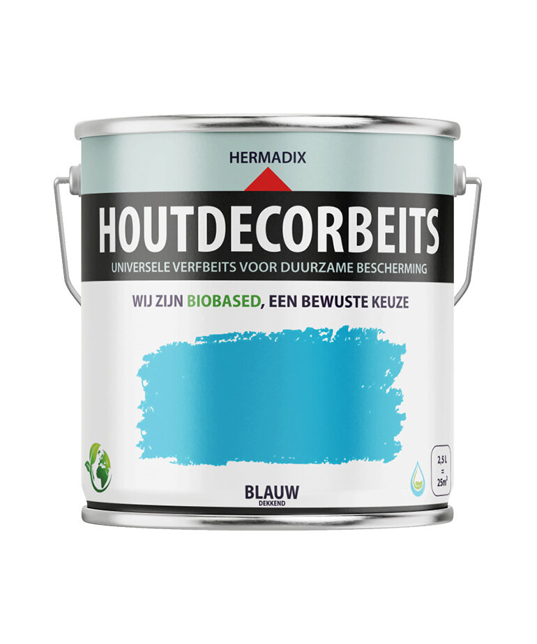 Hermadix Houtdecor Verfbeits Dekkend 2,5 Liter