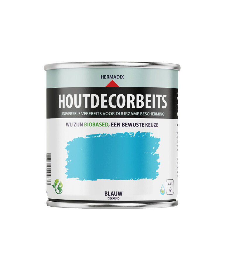 Hermadix Houtdecor Verfbeits Dekkend 750 ml